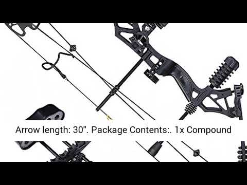 AW Pro Compound Right Hand Bow Kit with 12pcs Carbon Arrow Adjustable 20-70lbs Archery Set Reviews
