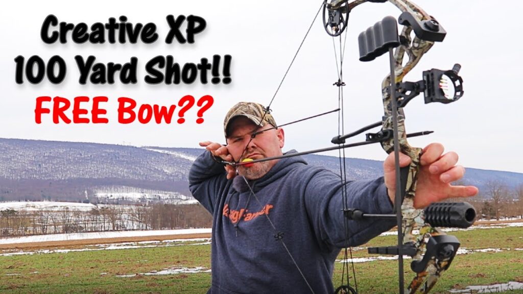 Creative XP GLASSHARRIER 100 Yard Shot!!! ~GAW~ FREE Compound BOW!!