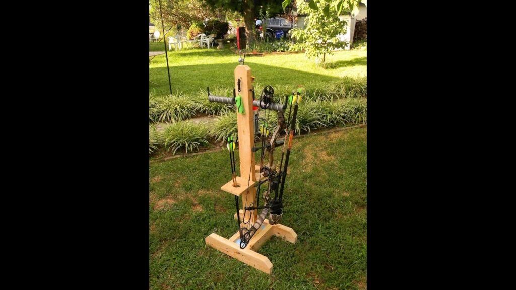 DIY 2X4 Bow Stand for the Archery Shooting Range