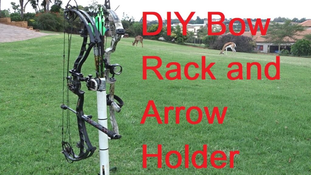 DIY Bow rack and Arrow Holder! (Made from household scrap materials)