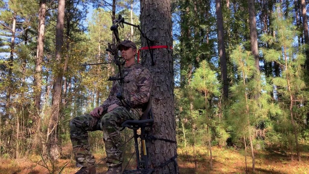 DIY Hunting Tree Safe Bow Hanger