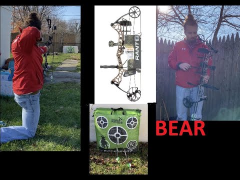 First Time Shooting Bear Archery Rant Compound Bow!