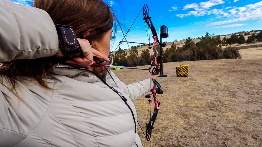 Girl shoots BOW for the FIRST TIME!!