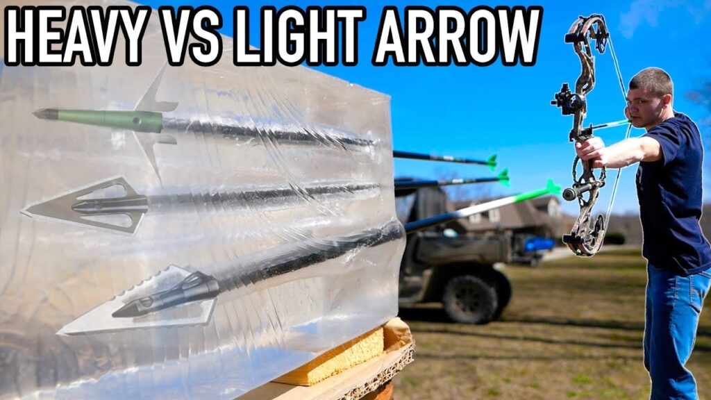 HEAVY VS LIGHT ARROW PENETRATION TEST! (BALLISTIC GEL)