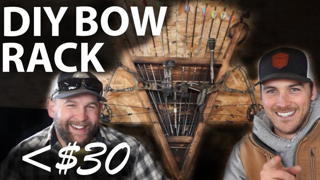Homemade DIY Bow & Arrow Rack Under $30 | The Sticks
