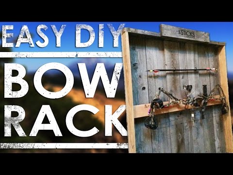 How To Make A Homemade Bow Rack | DIY Bow Rack | The Sticks Outfitter | EP. 8