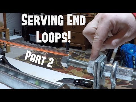 How to Build a Compound Bowstring DIY | Bow and Arrow Part 2 | Serving End Loops with Tag Ends