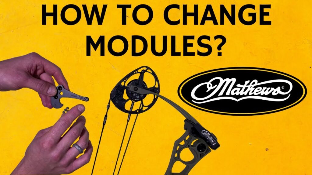 How to change the modules on your Mathews compound bow?