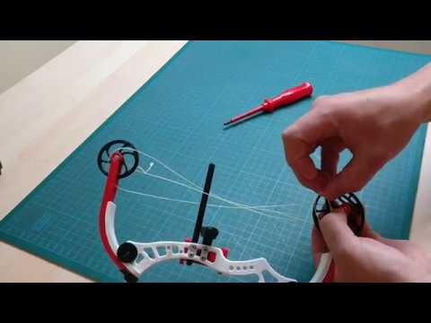 Miniature Compound Bow Stringing Guide