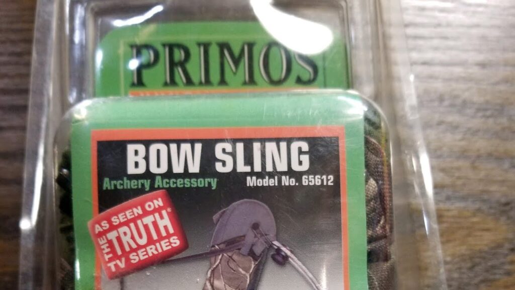 Primos bow sling, hunting bow shoulder strap, how to use a bow sling.