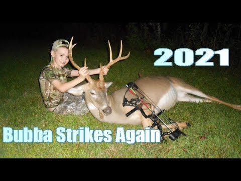 SEVEN YEAR OLD KILLS HIS SECOND BUCK WITH A COMPOUND BOW! 2021 Deer Hunt