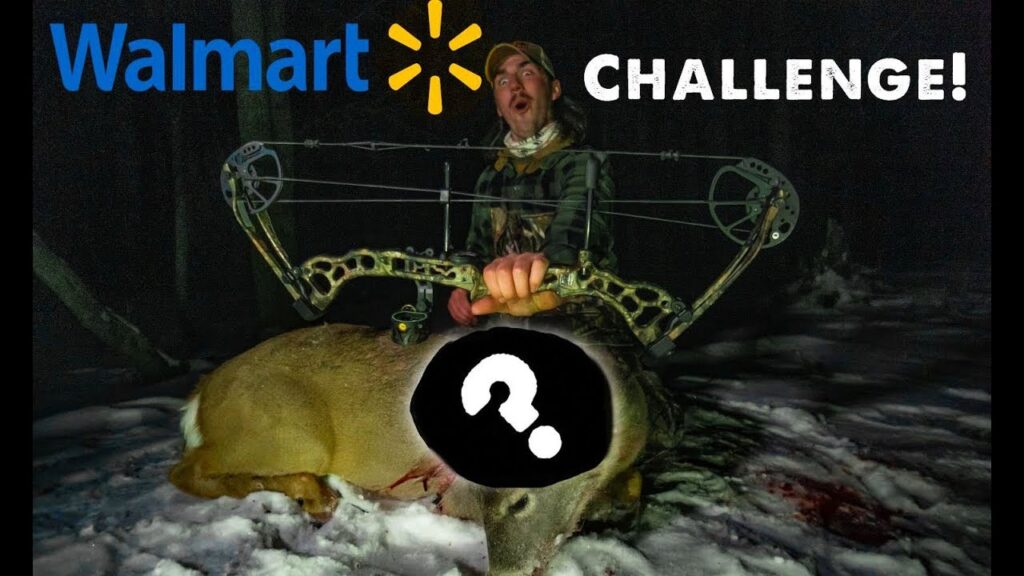 Walmart BOWHUNTING CHALLENGE! Archery Deer Hunting