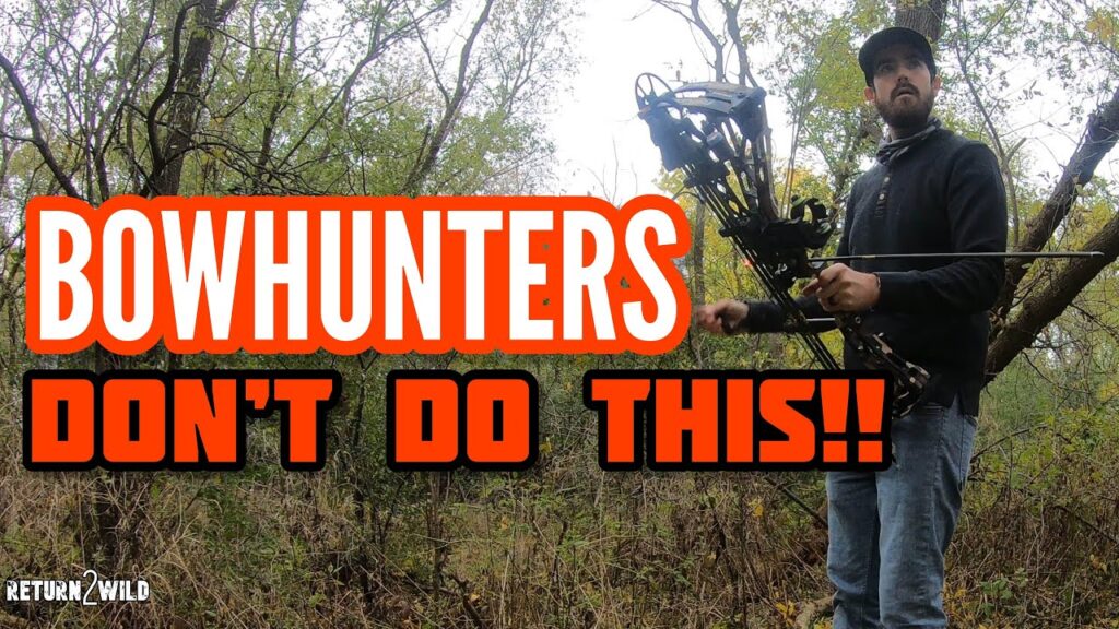 What NOT to do bow hunting!!! #shorts #deerhunting #bowhunting