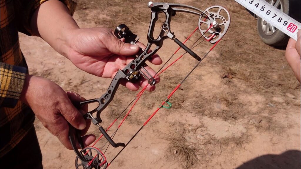 World Smallest Compound Bow Full Features Equal a Cell Phone Weight Metal 220G Speed 186FPS
